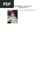 Accidentul Vascular - Studiu de Caz