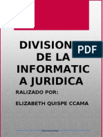 Divisiones de La Informatica Juridica
