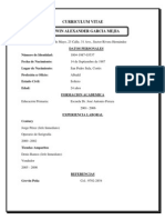 Curriculum Vitae de Jose Antonio Madrid