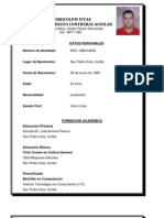 Curriculum Vitae Edwin Modesto Contreras Aguilar