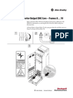 Powerflex 755 Inverter Output Emc Core - Frames 8 10: Installation Instructions