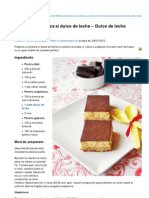 Dulciurifeldefel - Ro-Prajitura Cu Branza Si Dulce de Leche Dulce de Leche Cheesecake Bars