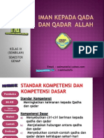 Iman KPD Qada Dan Qadar Allah