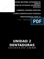 Dentaduras Unimaxilares