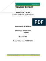 Habib Bank Intership Report by Junaid Javaid