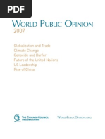 World Public Opinion 2007 United Nations