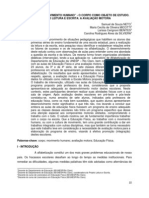 A pedagogia do movimento humano. o corpo como objecto de estudo. Projecto leitura e escrita. a avaliação motora