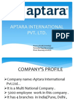 Aptara International Pvt. Ltd. Company Profile