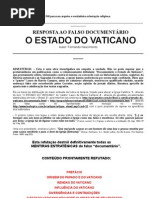 O ESTADO DO VATICANO