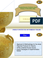 Indian Institute of Foreign Trade: Comprehensive Analysis Using Primary & Secondary Data