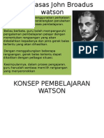 Prinsip Asas John Broadus Watson