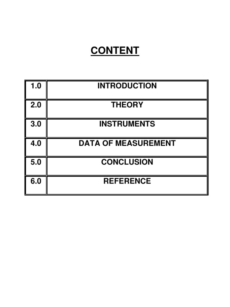 Metrology report Measurement Scientific Observation