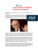 Secretos de Warren Buffett para Invertir en Bancos