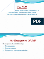 " The Self Is Dimension of Personality Composed of An Individual's Self Awareness and Self Image." The Self Is Inseparable From Social Experience