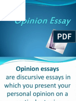 Opinion Essay