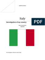 Italy: Investigation of My Country