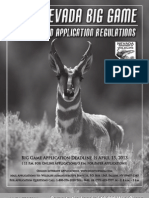 2013 Nevada Big Game Seasons and Application Regulations 