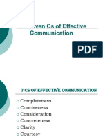 7 C's Communication