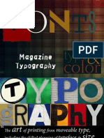 Magazine Typography