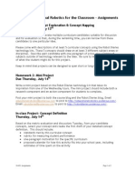 16-651: Educational Robotics For The Classroom - Assignments