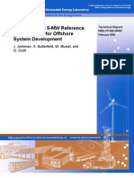 Definition of a 5-MW Reference Wind Turbine for Offshore System Development