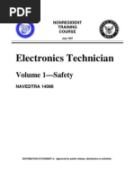 Navy Electronics Technician 1 Safety