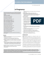 SOGC Guideline on Immunization in Pregnancy