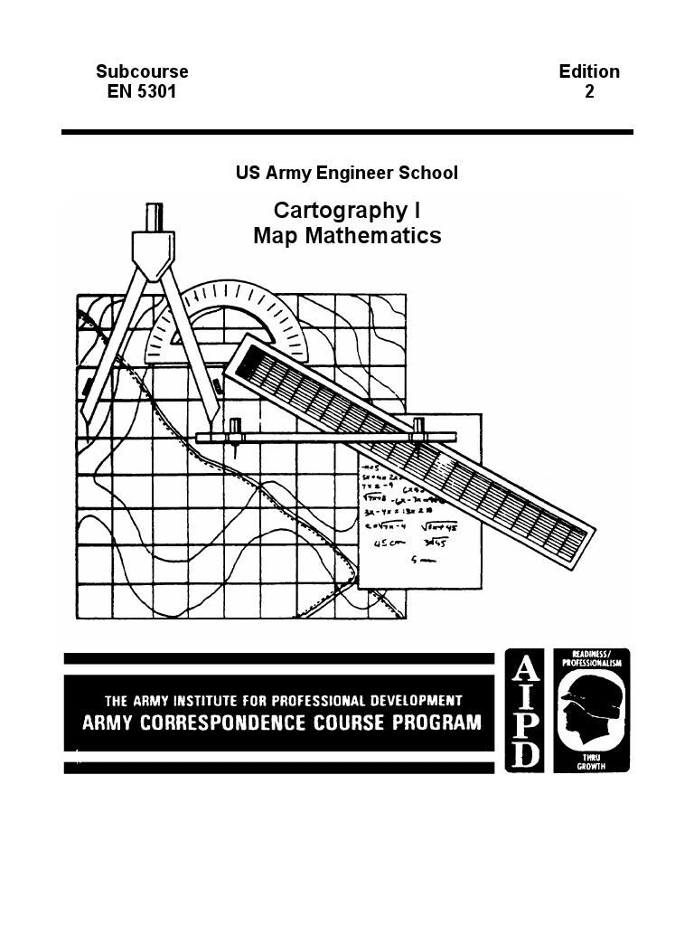 Cartography I: Map Mathematics Guide | PDF | Fraction (Mathematics ...