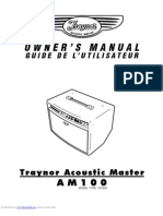Traynor AM100 Manual