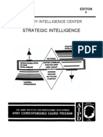 Army Strategic Intelligence