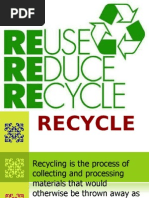 Waste Management: Reduce, Reuse, Recycle | PDF