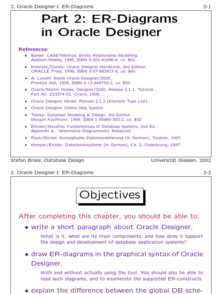 Oracle Designer | PDF