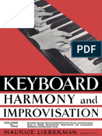 Maurice Lieberman - Keyboard Harmony and Improvisation - Volume II