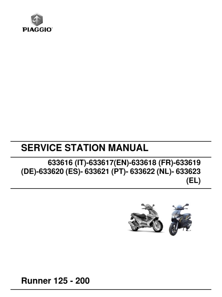 Gilera Runner 125 Sp Manual Pdf