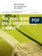 So You Want To Be A Registered Cabler?