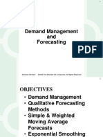 Demand Management and Forecasting: 1-1 Mcgraw-Hill/Irwin ©2009 The Mcgraw-Hill Companies, All Rights Reserved