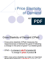 1212 Cross Elasticity