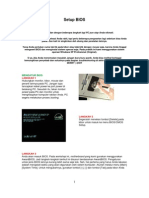 Cara Setting Bios