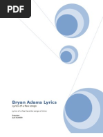 Download Bryan Adams Lyrics by sxdasgu SN12878880 doc pdf