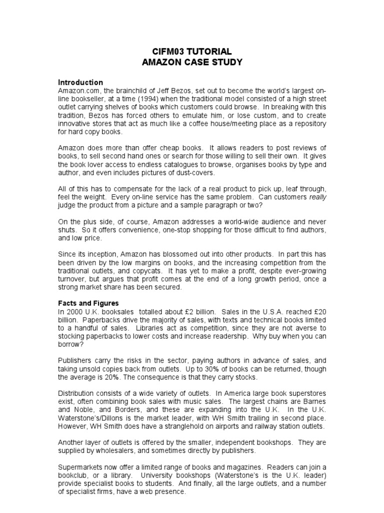 Amazoncom case study picture