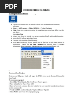 Introduction To Xilinx: Starting The ISE Software