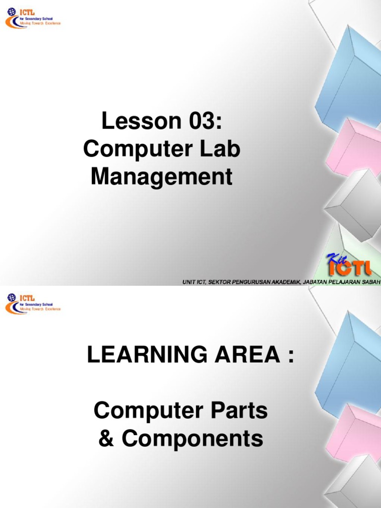 Lesson 03 Computer Lab Management PDF Computer Data Storage Usb