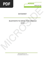 Datasheet Bluetooth Module Hc05