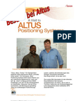 American Surveyor Besucht Altus Positioning Ssystems, Hersteller des APS-3