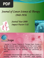 Download Journal of Cancer Science  Therapy by omicspublishinggroup SN128812815 doc pdf