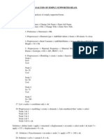 Ex. No: 4 (B) Stress Analysis of Simply Supported Beam. Aim