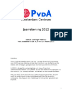 PvdA Amsterdam Centrum Jaarrekening