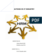 30321041 Hrm Practices in IT Industry