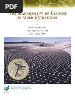 Download THE MANAGEMENT OF CYANIDE IN GOLD EXTRACTION by Yiannis Baras SN128846908 doc pdf