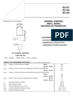 bc107 Data Sheet (Seme Semiconductors)